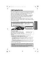 Preview for 19 page of Panasonic KX-TS600CB Operating Instructions Manual