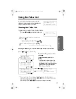 Предварительный просмотр 21 страницы Panasonic KX-TS600CB Operating Instructions Manual