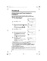 Предварительный просмотр 28 страницы Panasonic KX-TS600CB Operating Instructions Manual