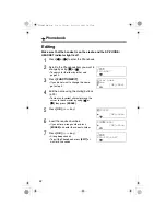 Preview for 32 page of Panasonic KX-TS600CB Operating Instructions Manual