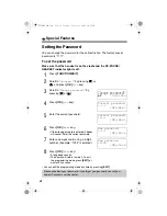 Предварительный просмотр 42 страницы Panasonic KX-TS600CB Operating Instructions Manual