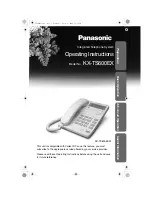 Panasonic KX-TS600EX Operating Instructions Manual предпросмотр