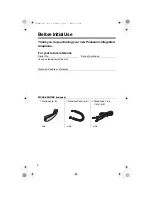 Preview for 2 page of Panasonic KX-TS600EX Operating Instructions Manual