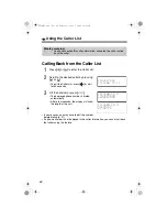 Preview for 20 page of Panasonic KX-TS600EX Operating Instructions Manual