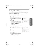 Preview for 25 page of Panasonic KX-TS600EX Operating Instructions Manual