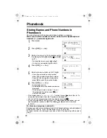 Preview for 26 page of Panasonic KX-TS600EX Operating Instructions Manual