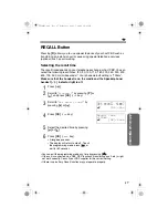 Preview for 37 page of Panasonic KX-TS600EX Operating Instructions Manual