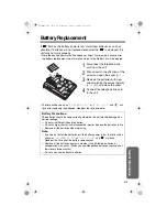 Preview for 43 page of Panasonic KX-TS600EX Operating Instructions Manual