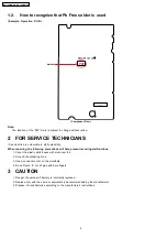 Предварительный просмотр 4 страницы Panasonic KX-TS600MXB Service Manual