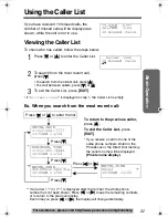 Preview for 21 page of Panasonic KX-TS600W Operating Instructions Manual