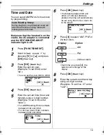 Предварительный просмотр 13 страницы Panasonic KX-TS620CB Operating Instructions Manual