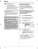 Предварительный просмотр 14 страницы Panasonic KX-TS620CB Operating Instructions Manual