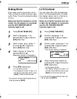 Предварительный просмотр 15 страницы Panasonic KX-TS620CB Operating Instructions Manual