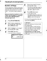 Предварительный просмотр 20 страницы Panasonic KX-TS620CB Operating Instructions Manual