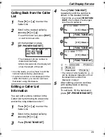 Предварительный просмотр 29 страницы Panasonic KX-TS620CB Operating Instructions Manual