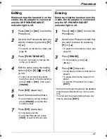 Предварительный просмотр 37 страницы Panasonic KX-TS620CB Operating Instructions Manual