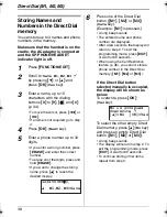 Предварительный просмотр 38 страницы Panasonic KX-TS620CB Operating Instructions Manual