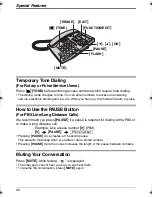 Предварительный просмотр 40 страницы Panasonic KX-TS620CB Operating Instructions Manual