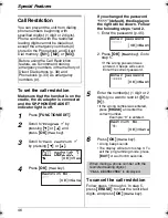 Предварительный просмотр 46 страницы Panasonic KX-TS620CB Operating Instructions Manual