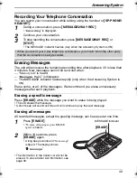 Предварительный просмотр 49 страницы Panasonic KX-TS620CB Operating Instructions Manual