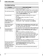 Предварительный просмотр 58 страницы Panasonic KX-TS620CB Operating Instructions Manual