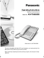 Panasonic KX-TS620EX Operating Instructions Manual предпросмотр