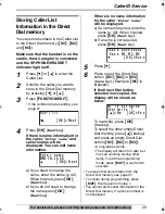 Предварительный просмотр 29 страницы Panasonic KX-TS620W Operating Instructions Manual