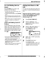 Предварительный просмотр 39 страницы Panasonic KX-TS620W Operating Instructions Manual