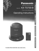 Panasonic KX-TS700B User Manual preview