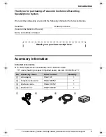 Предварительный просмотр 3 страницы Panasonic KX-TS730 Operating Instructions Manual