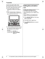 Предварительный просмотр 8 страницы Panasonic KX-TS730 Operating Instructions Manual