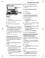 Предварительный просмотр 9 страницы Panasonic KX-TS730 Operating Instructions Manual