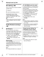 Предварительный просмотр 10 страницы Panasonic KX-TS730 Operating Instructions Manual