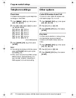 Предварительный просмотр 20 страницы Panasonic KX-TS730 Operating Instructions Manual