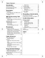 Preview for 2 page of Panasonic KX-TS730AZ Operating Instructions Manual