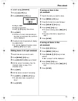 Preview for 15 page of Panasonic KX-TS730AZ Operating Instructions Manual