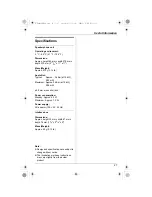 Preview for 27 page of Panasonic KX-TS730C Operating Instructions Manual