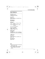 Preview for 29 page of Panasonic KX-TS730EX Operating Instructions Manual