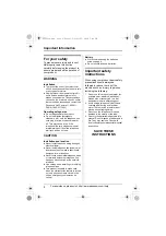 Предварительный просмотр 4 страницы Panasonic KX-TS800 Operating Instructions Manual