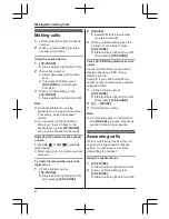 Предварительный просмотр 8 страницы Panasonic KX-TS840MX Operating Instructions Manual