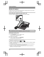 Предварительный просмотр 16 страницы Panasonic KX-TS840MX Operating Instructions Manual