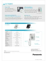 Предварительный просмотр 2 страницы Panasonic KX-TS840MX Specifications