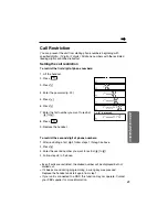 Предварительный просмотр 25 страницы Panasonic KX-TS85EXW Operating Instructions Manual