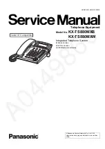 Panasonic KX-TS880MXB Service Manual предпросмотр