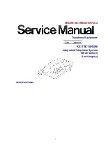 Предварительный просмотр 1 страницы Panasonic KX-TSC10HGW Service Manual