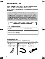 Preview for 2 page of Panasonic KX-TSC11 Operating Instructions Manual