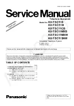 Preview for 1 page of Panasonic KX-TSC11B Service Manual