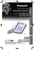 Panasonic KX-TSC14 Operating Instructions Manual preview