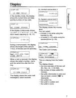 Предварительный просмотр 7 страницы Panasonic KX-TSC14W - KX TSC14 Corded Phone Operating Instructions Manual