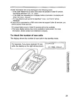 Preview for 25 page of Panasonic KX-TSC14W - KX TSC14 Corded Phone Operating Instructions Manual